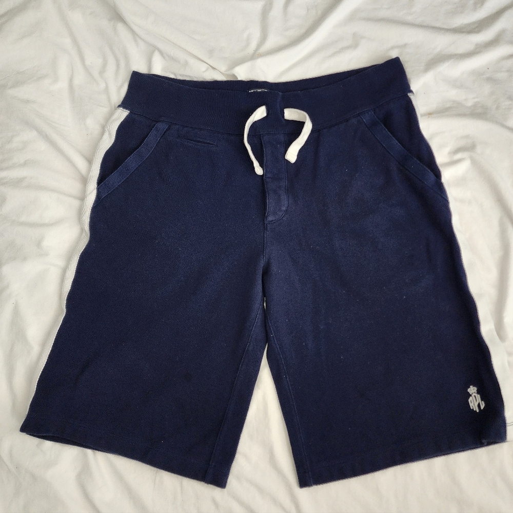 Ralph Lauren Men's Dark Blue Sweat Shorts Large